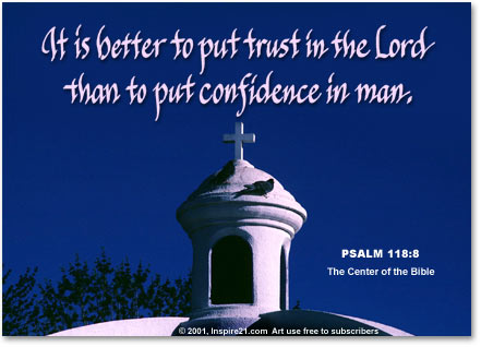 IT'S BETTER TO TRUST THE LORD